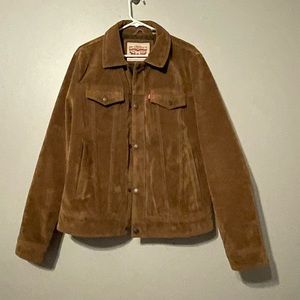 Levi’s - Men’s Faux Leather Jacket - Medium - Brown - A+ Condition - Warn <5x